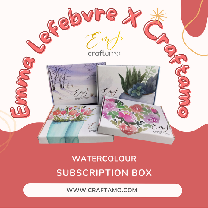 Elevate Your Watercolour Artistry with the Emma Lefebvre X Craftamo Subscription Box