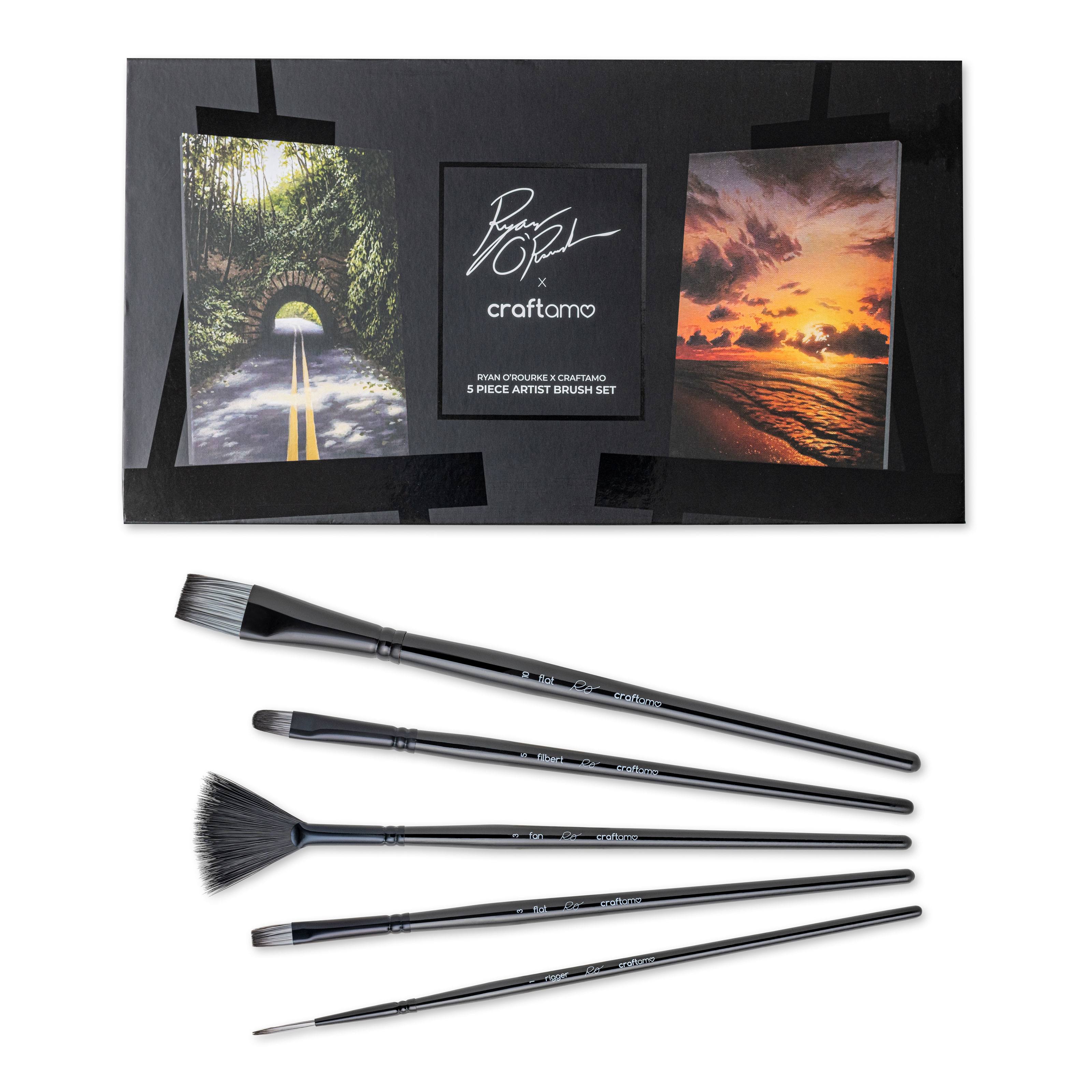 Rosmax Artist Paint Brush Set Series R, 15 Different Sizes - Artigraphers