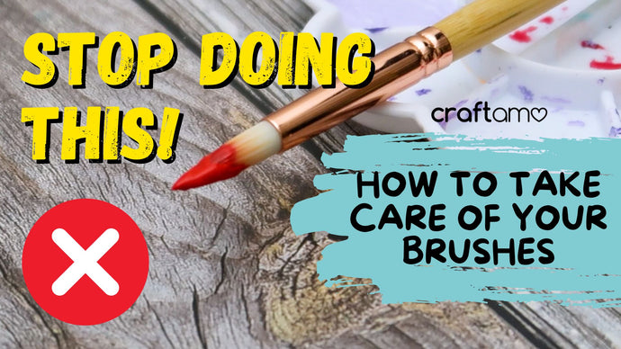 Brush Care Guide : How to Care for Artist Paint Brushes