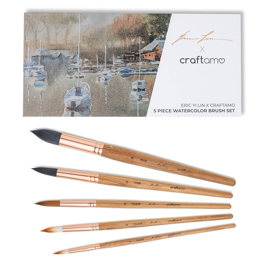 Small Craft Paint Brushes 1 Set / 144 Brushes